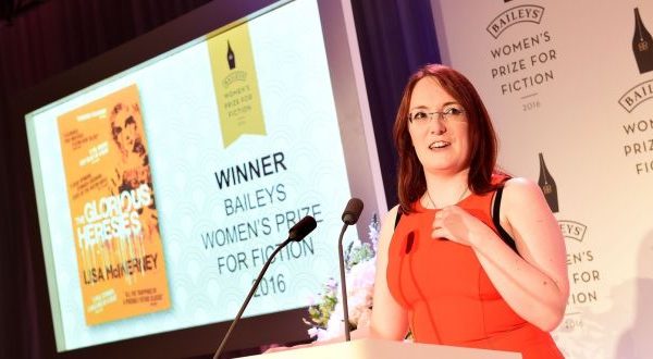 Lisa McInerney wins the 2016 Baileys Women’s Prize for Fiction