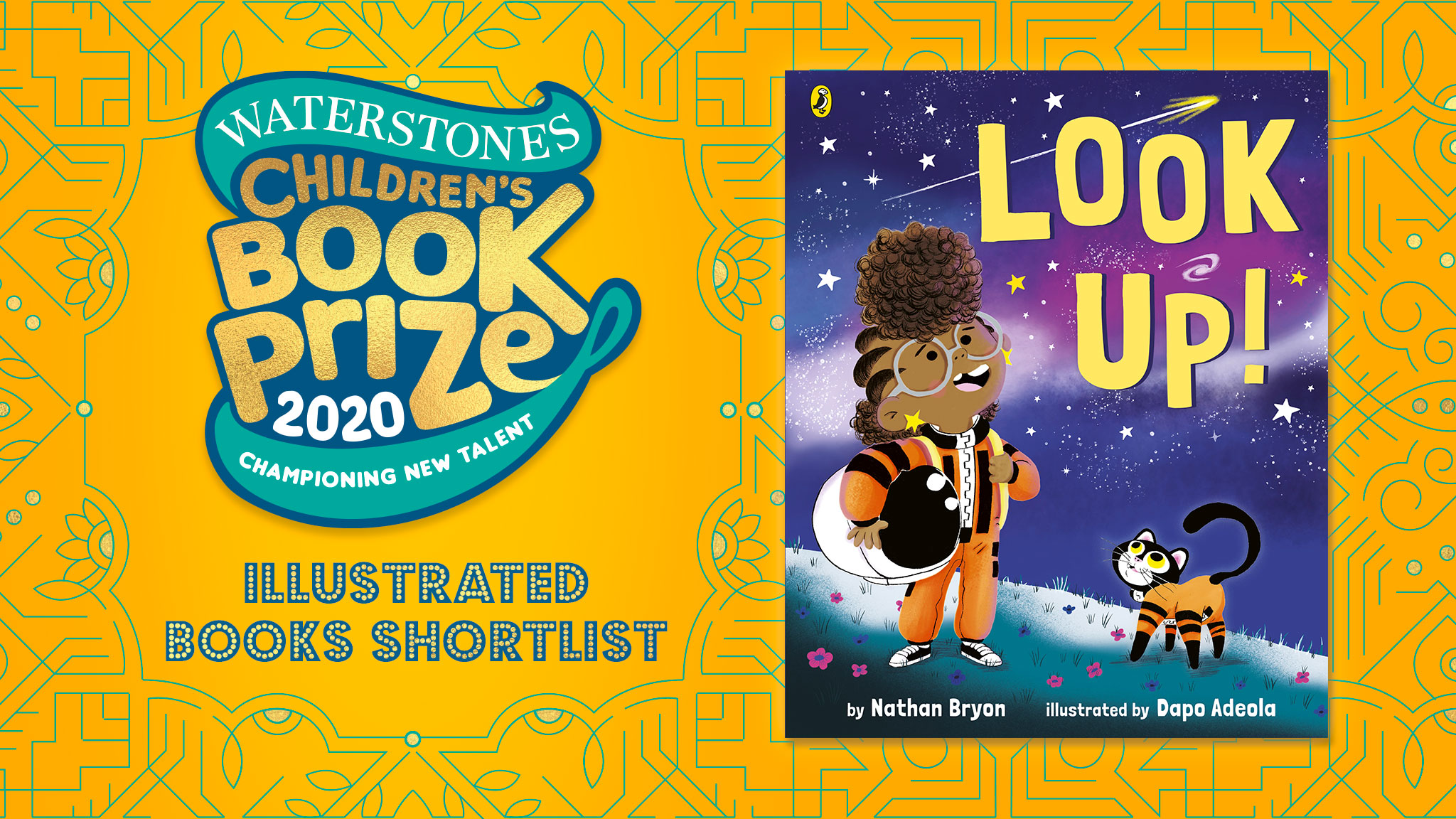 Look Up! is shortlisted for the Waterstones’ Children’s Book Prize!