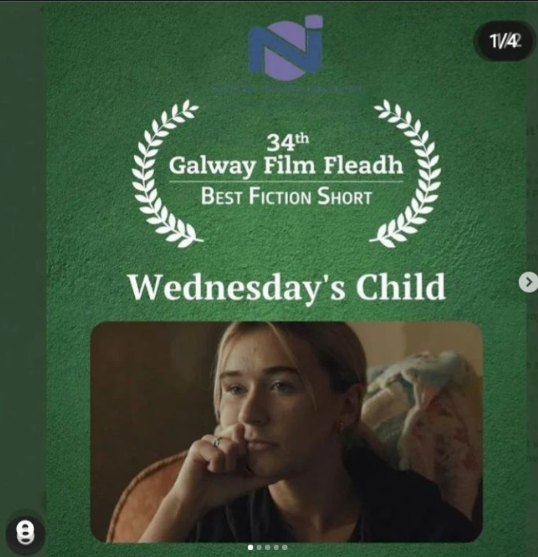 Film adaptation of Shane Dunphy’s Wednesday’s Child wins coveted award at the Galway Film Fleadh