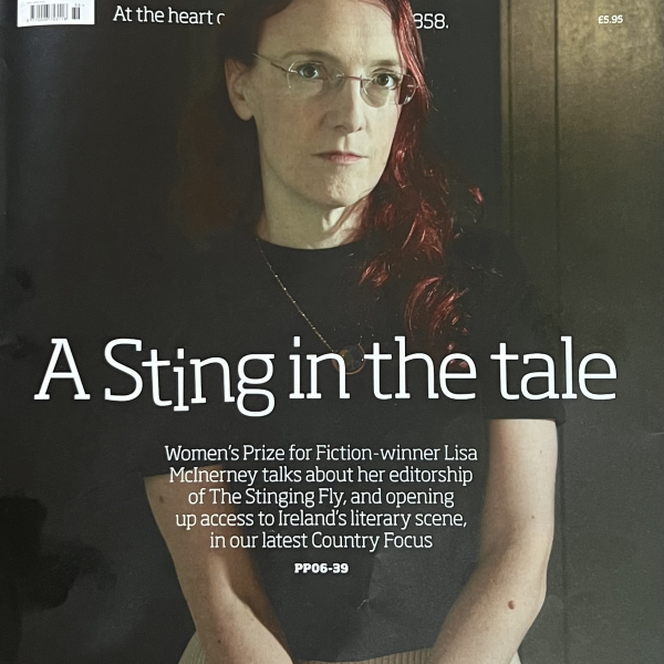 Lisa McInerney on the cover of this week’s The Bookseller