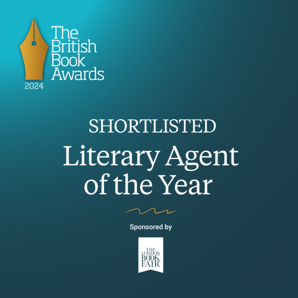 Ivan Mulcahy shortlisted for UK Literary Agent of the Year by the Bookseller