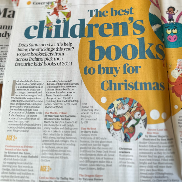 Sheena Dempsey’s PABLO AND SPLASH: FROZEN IN TIME selected as ‘best Irish children’s book to put under the tree’