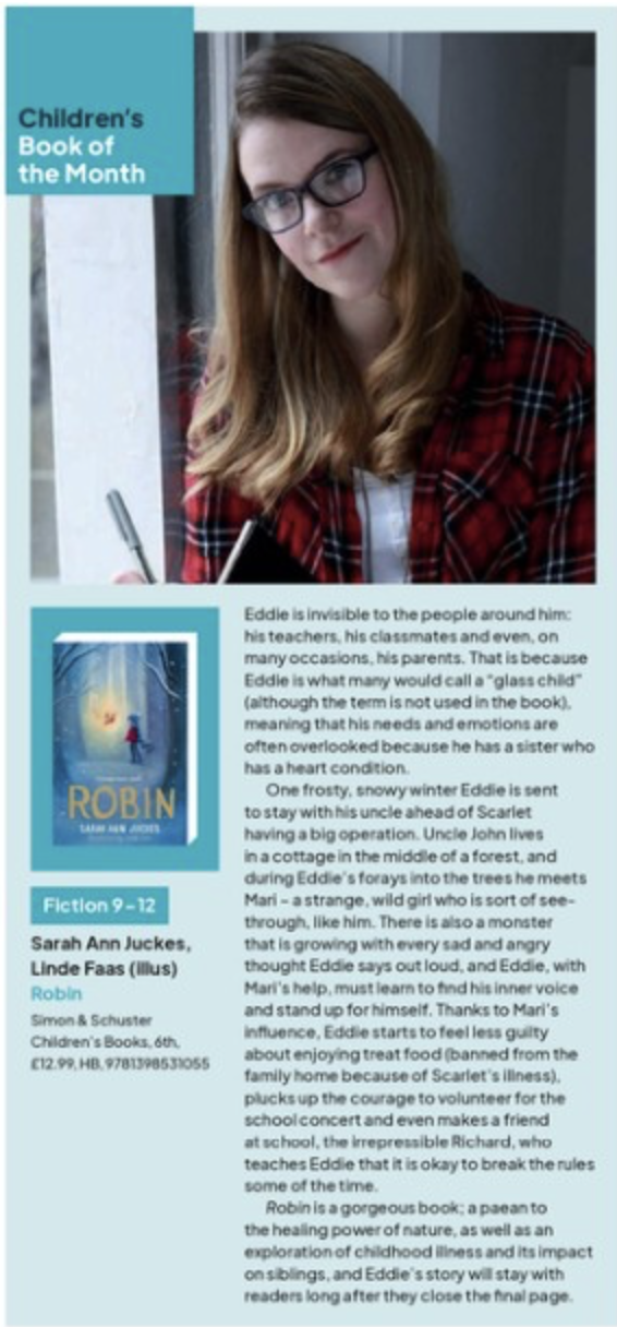 ROBIN selected as “Book of the Month” in the Bookseller